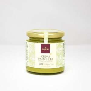 Crema Pistacchio: crema spalmabile al cioccolato bianco e pistacchio 200g - Domori