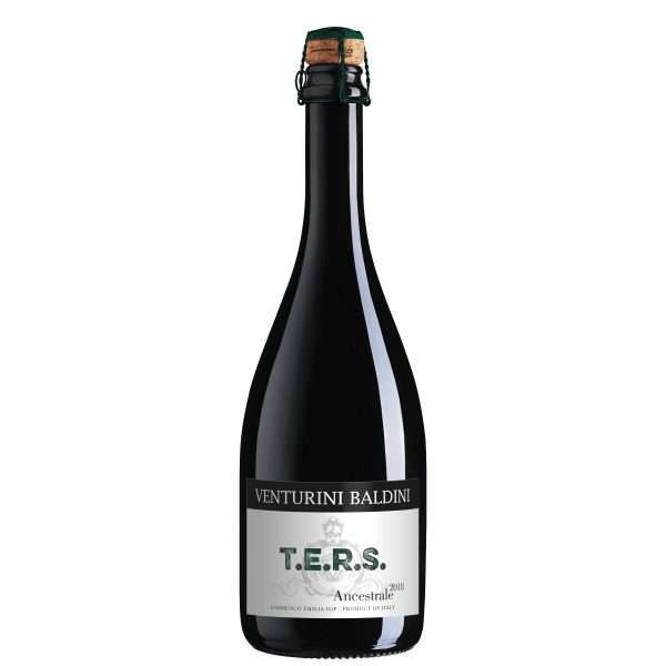 Emilia IGP Lambrusco Rosso Frizzante Secco Ancestrale "T.E.R.S." 2018 - Venturini Baldini